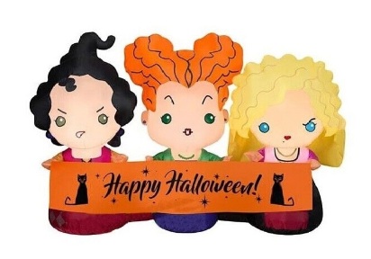 5ft Gemmy Airblown Hocus Pocus Sisters Halloween Inflatable