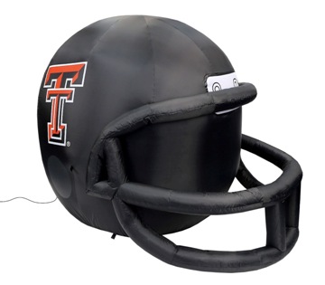 4ft Inflatable NCAA Texas Tech Red Raiders Helmet Picture