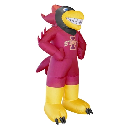 7ft Inflatable NCAA Iowa State Cyclones Cy The Cardinal Mascot Picture